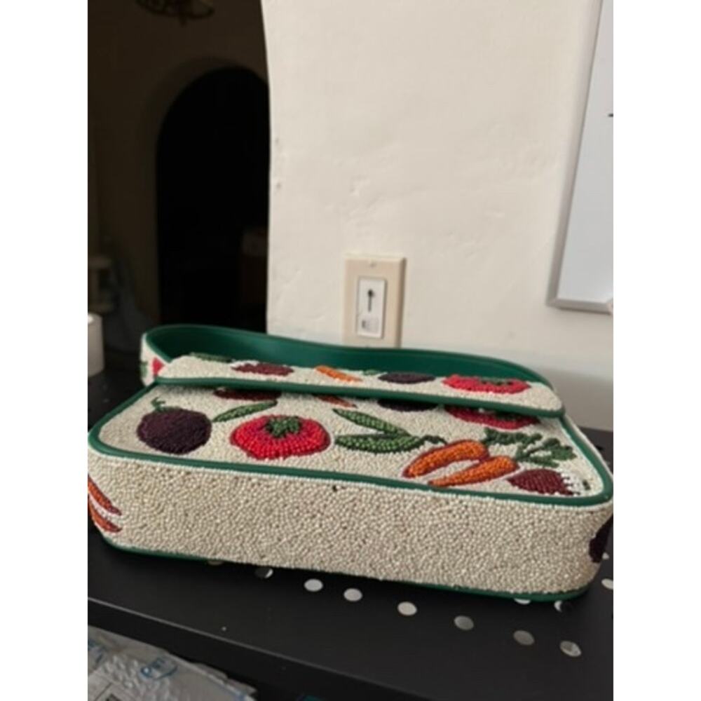 STAUD Tommy Beaded Crudite Vegetable Print Bag - Picture 5 of 6